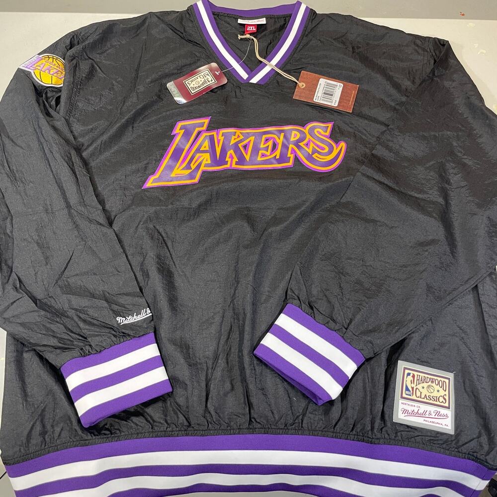 Los Angeles Lakers Mitchell & Ness Neon World Pullover Jacket